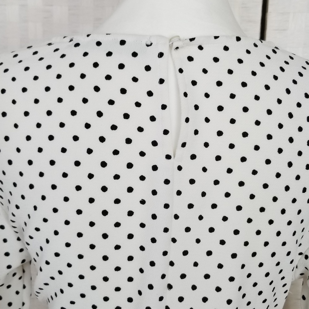 Zara Basic Collection Polka Dot Blouse - image 4